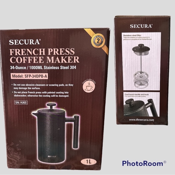 secura Kitchen Secura French Press Coffee Maker Poshmark